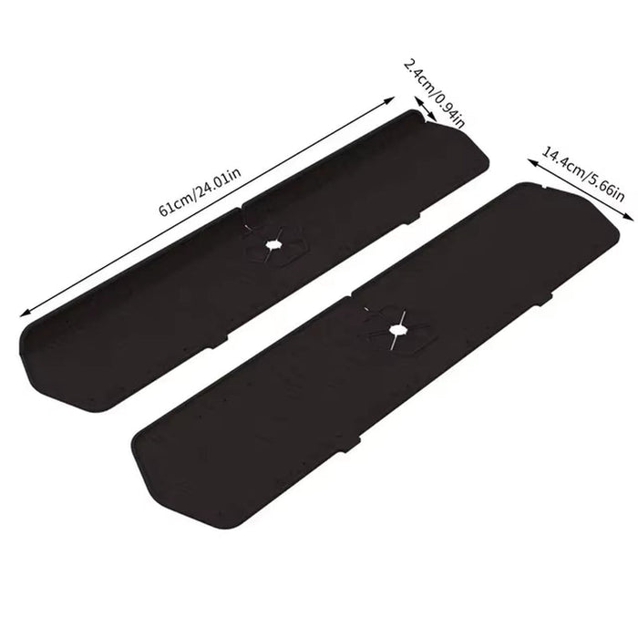 24In Kitchen Long Silicone Sink Faucet Mat Splash Guard for Sink Faucet Absorbent Sink Countertop Protectors Mat Kitchen Gadgets