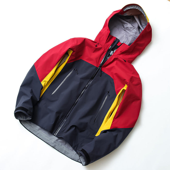 Bird Color Matching Spring And Autumn Men's Hooded Jacket
