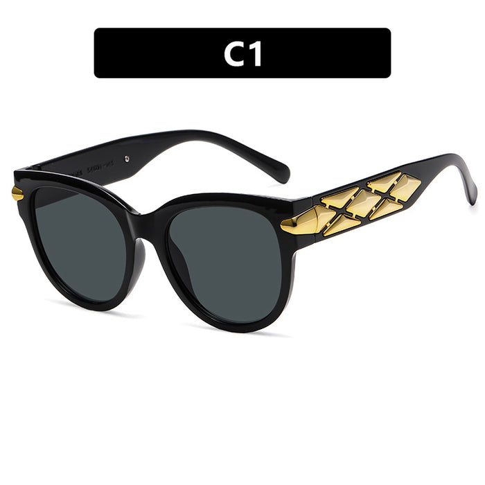 Large frame cat eye sunglasses personalized sunglasses