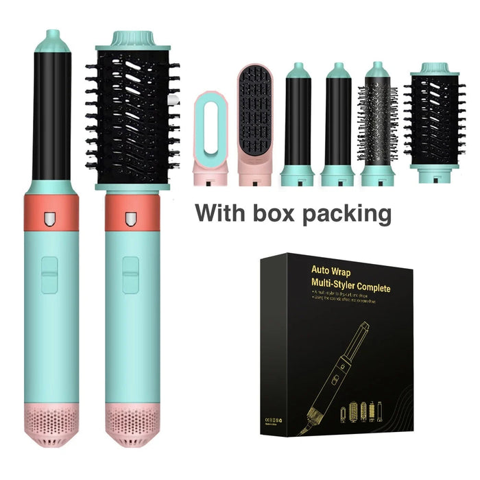 6 in 1 Multi Styler New Design Hair Dryer for Hair 6 in 1 Hair Styler with Curling Barrel Hot Air Brush Styling Tool Multistyler