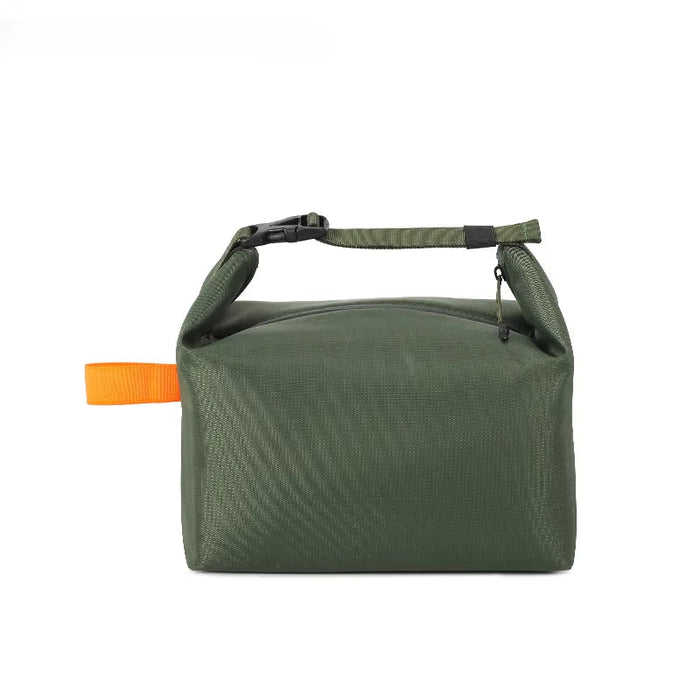 New Insulated Lunch Box Tote Bag Large Capacity Foldable Lunch Bag for Work Simple and Fashionable Storage Bag Lunch Box Bag