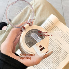 Simple Insulated Water Bottle With A Straw For Girls