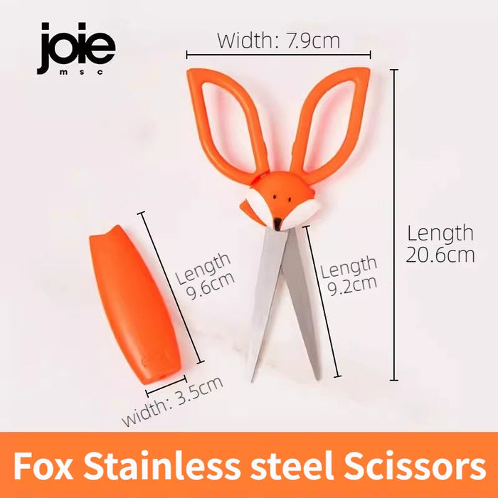 Joie Scissors Stainless Steel Kitchen Household Bone Scissors Chicken Wings Fish Chopper Bottle Opener Clip Walnut Kitchen Tools