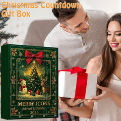 24 Day Christmas Advent Calendar Blind Box Acrylic Ornaments Xmas Gift