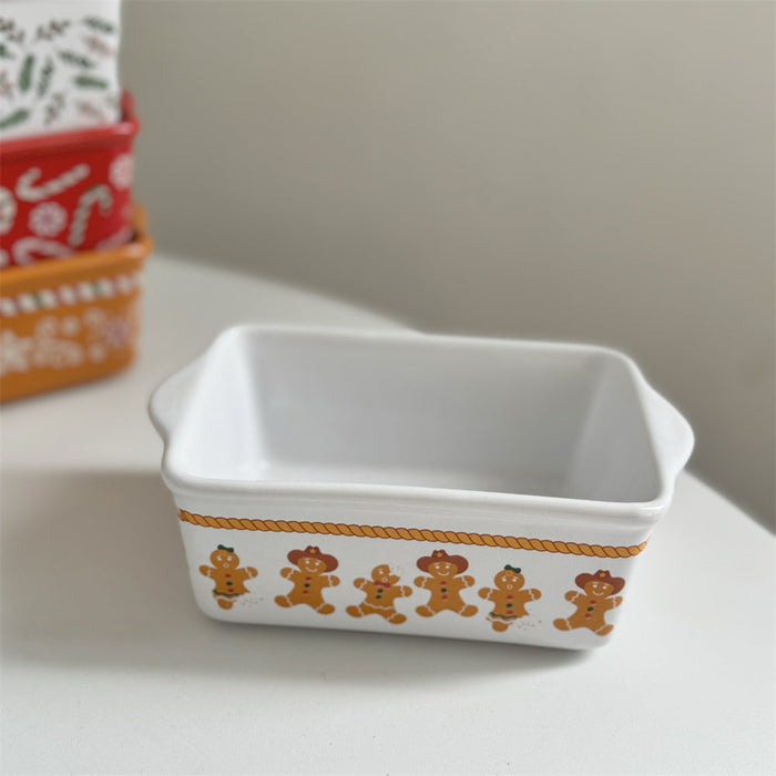 Christmas Tableware Gingerbread Man Berry Baking Tray