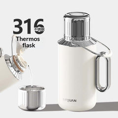 316 Stainless Steel Insulated Mug With Handle Design