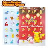 2026 Pokemon Advent Calendar Mini Figures Gift Box Pikachu Bulbasaur Christmas T