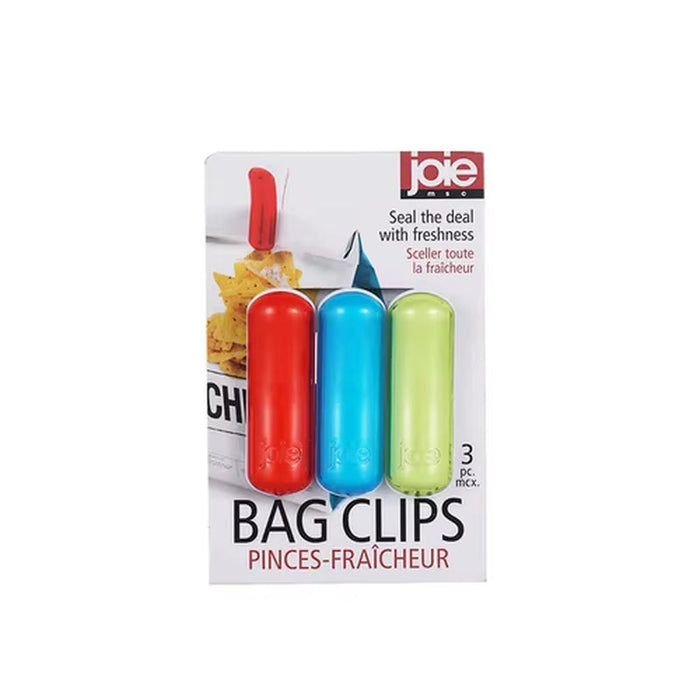Joie Rainbow Bag Clips 3Pcs/6Pcs Moisture Proof Food Sealer Plastic Food Preservation Sealing Clip Kitchen Tool Durable