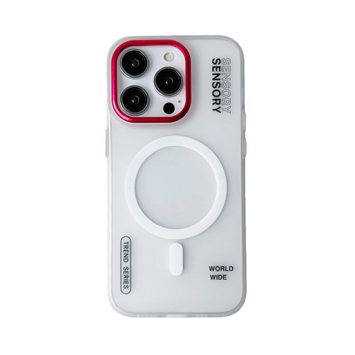 Magnetic Wireless Charging Phone Case Frosted Drop-resistant Protective Cover