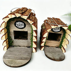 Outdoor Wooden Birdhouse Courtyard Decoration Bird Feeder