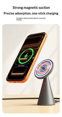 Wireless Charging Magnetic Holder Aluminum Alloy Fast Charging