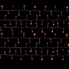 1000 LED 25M Treebrights Christmas Tree Lights Timer Red & Vintage Gold