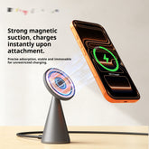 Wireless Charging Magnetic Holder Aluminum Alloy Fast Charging