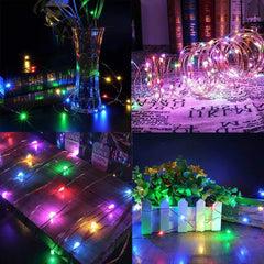 2 Pack Fairy Lights Battery Operated with Remote Multi Colour 10M