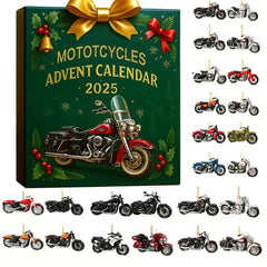 Motorcycle Theme Advent Blind Collectible Calendar 2025 Countdown Sets 24 Hangs