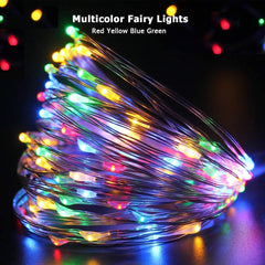 2 Pack Fairy Lights Battery Operated with Remote Multi Colour 10M