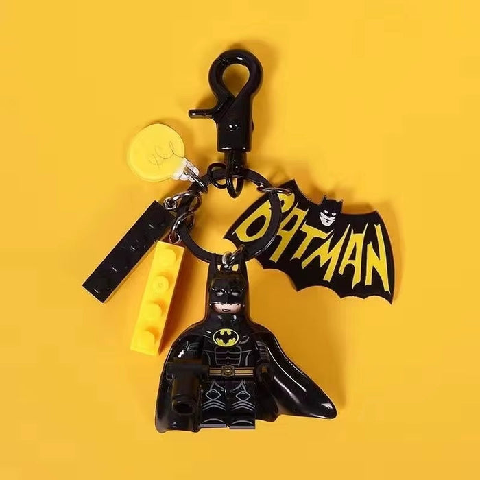 Batman Anime Doll Pendant Car Keychain Pendant Children'S Backpack Pendant Accessories Gift Backpack Pendant for Boys