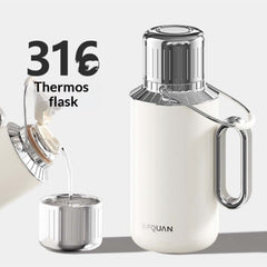 316 Stainless Steel Insulated Mug With Handle Design