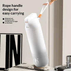 Stainless Steel Sports Handle Water Bottle