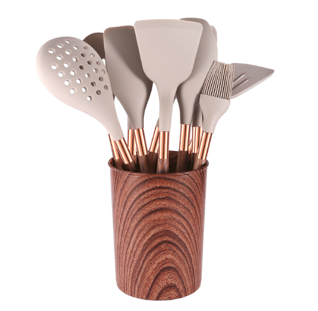 10 Pieces Kitchen Tools Set Wooden