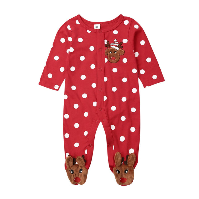 0-18M My First Christmas Baby Rompers Jumpsuit