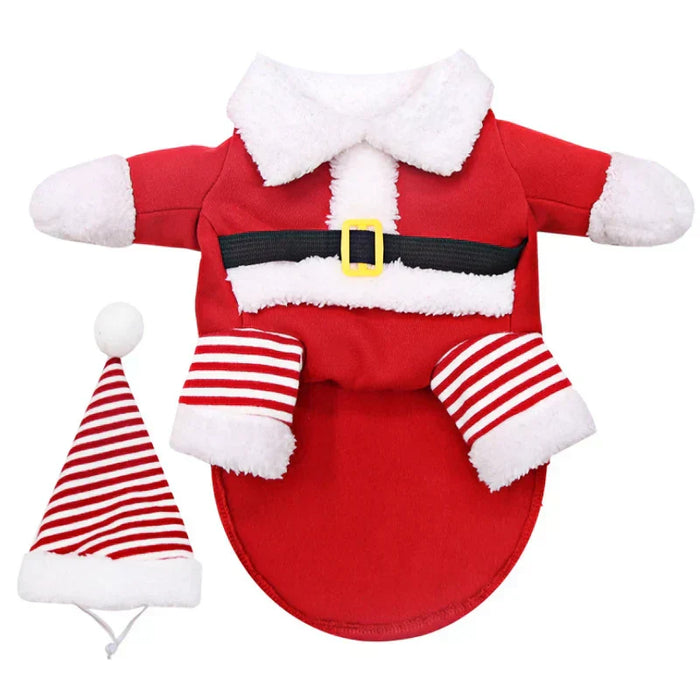 Christmas Dog Clothes For Small Large Dogs Pet Cat Costume