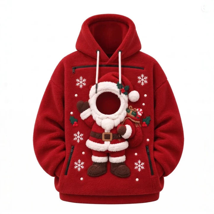 Christmas Theme Pet Hoodie With 3D Print — Pullover Dog Cat Hooded Sweatshirt