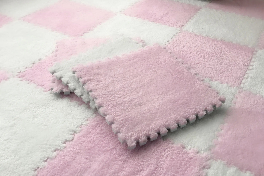 Soft Plush Children'S Mat Baby Play Mat Baby Toys Eva Foam Puzzle Carpet in Children'S Room Keep Warm Playmat 30*30*1CM