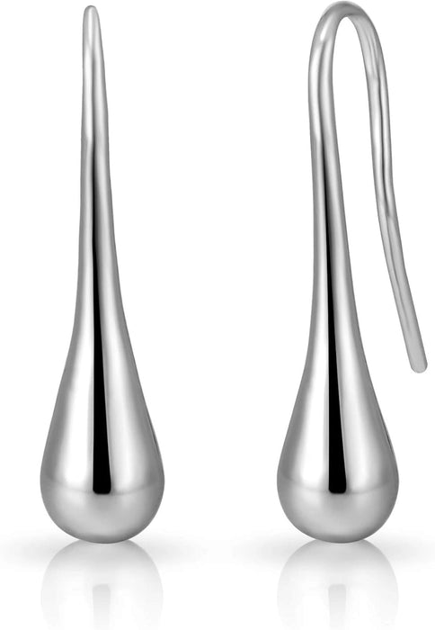 Silver Plated Teardrop Earrings