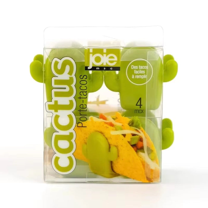 Joie Taco Holder Plastic Taco Holder Rack BPA Free Tortilla Pancake Stand Holder Cactus Shape Sanitary Materials Kitchen Tools