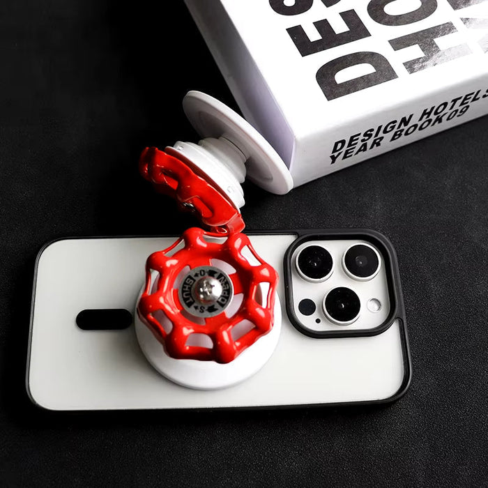 Valve Magnetic Folding Mobile Phone Grip Holder Socket Pocket Support for Magsafe Iphone Mac Safe Ring Finger Expanding Stand