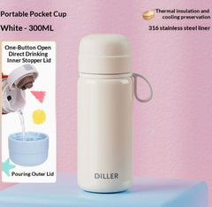 Mini Thermos Pocket Cup Stainless Steel Water Bottle Compact And Portable