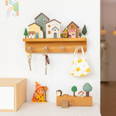 Creative Cute Key Hook Storage Wall Shelf