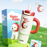 Big Mac Style Straw-top Thermos Large Capacity And Stylish Design