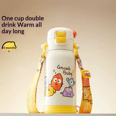 Childrens Insulatel Baby Direct-drinking Straw Cup Water Bottle