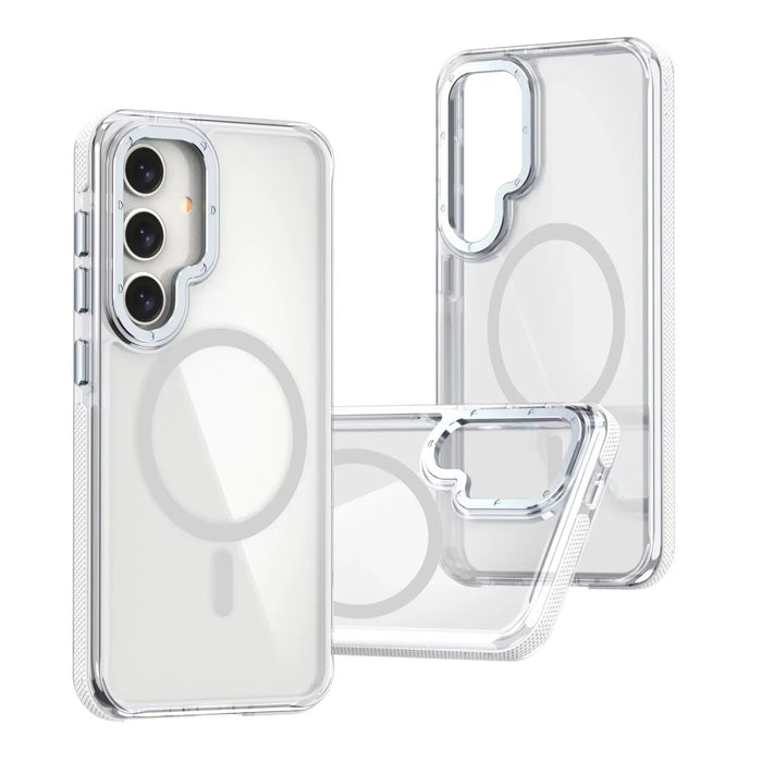 Original Magsafe Case for Galaxy S24 S23 S22 Ultra plus FE A14 A15 A34 A54 A24 A55 Magnetic Wireless Charge Clear Cover