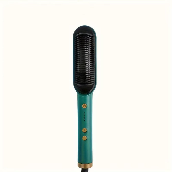 1 Piece of Straight Hair Comb, 2-In-1 Electric Straight Hair Curling Styling Tool, Multifunctional Straight Hair Straightener