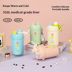 Cartoon 316 Stainless Steel Insulated Water Bottle