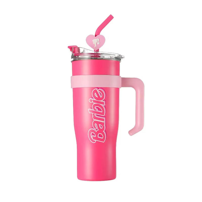 Barbie Capsule Series Jumbo Steel Cup Stainless Steel High Color Value Large Capacity 1.6L Cups Household Genuine Stock