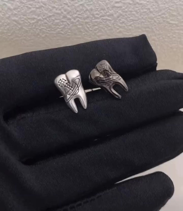 Washable Anti-Allergic Teeth Earrings