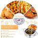 Japanese Style Deep Fryer Stainless Steel with Thermometer and Basket and Lid Kitchen Tempura Fry Pan Deep Fry Kitchenware