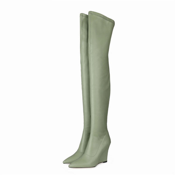 Elegant Woman Thigh High Botas Outdoor  Over-knee Boots
