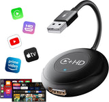 Wireless Carplay with HDMI Multimedia, Carplay Wireless for Factory Wired Carplay to Wireless, Car TV Mate Converter for Fire/Google TV Sticks Multimedia Devices Mirroring, for Iphone Ios 11+