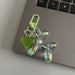Bling Kawaii Cartoon Balloon Dog Keychain Key Ring for Women Men New Colorful Cute Bag Car Pendant Decoration Holder Accessories