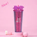 Stainless Steel Double Layer Thermos Cups 710Ml Lid Rhinestone Women Glitter Cup Water Bottle Gift Reusable Straw Cup With