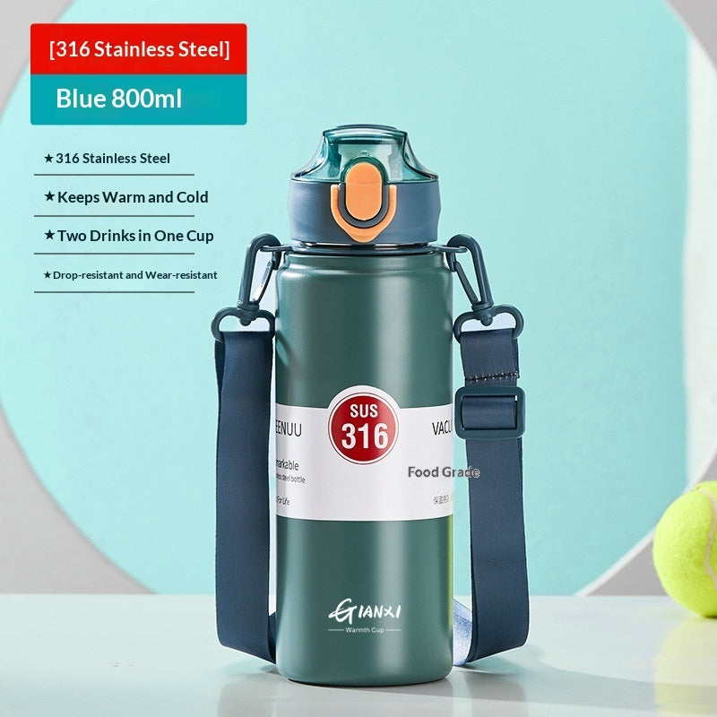 Large-capacity Stainless Steel Water Bottle