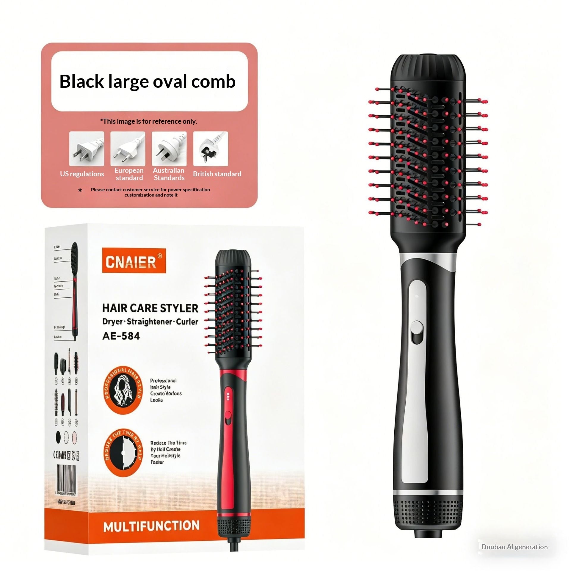 Dual-function Hair Straightener For Both Curling And Straightening