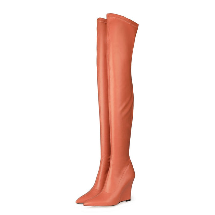 Elegant Woman Thigh High Botas Outdoor  Over-knee Boots