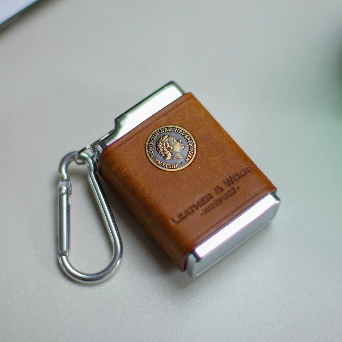 Portable Outdoor Mini Aluminum Ashtray With Lid