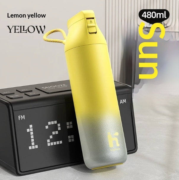 Stainless Steel Sports Handle Water Bottle